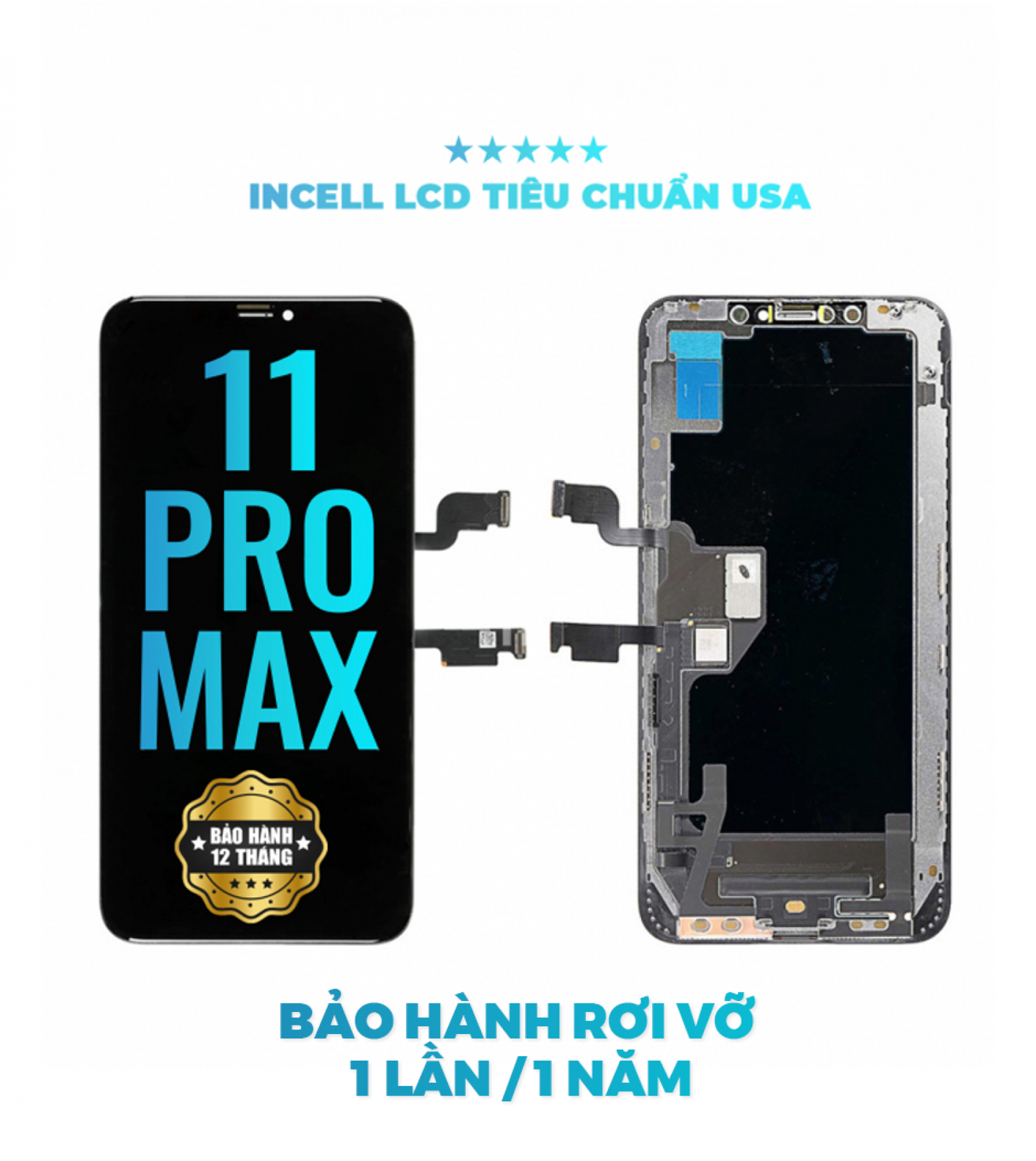 Màn hình Dura Incell LCD dành cho iP 11 Pro Max - Hàng chính hãng