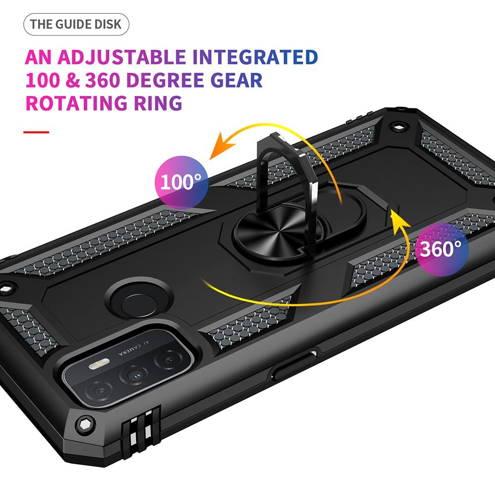 Ốp lưng cho Oppo A53 chống sốc 2 lớp kèm nhẫn iring làm giá đỡ