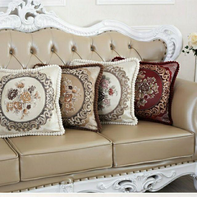 VỎ GỐi TỰA TÂY ÂU MẪU MỚI NHẤT KT 45*45cm