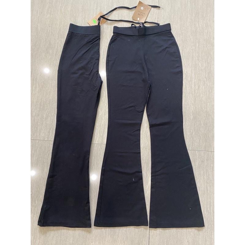 Quần ống loe cạp cao phong cách