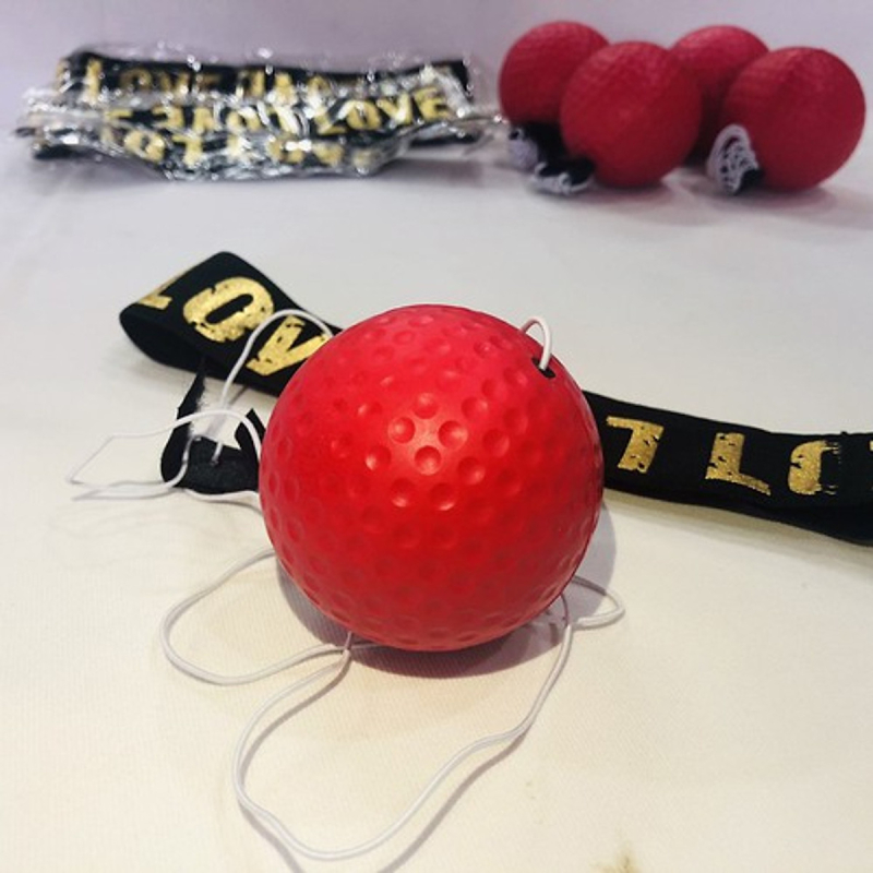 BOXING MAGIC BALL Bóng tập đấm phản xạ Boxing với dây buộc đầu