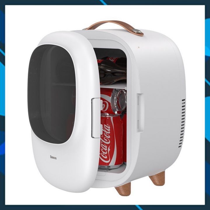 Tủ Lạnh Mini Dung Tích 8L Làm Mát 0 Độ Làm Nóng 65 Độ Dễ Dàng Mang Đi Du Lịch, Picnic Hàng Chính Hãng Baseus