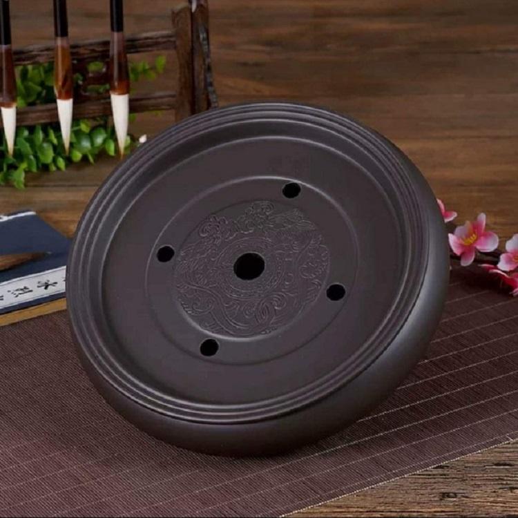Bộ ấm trà tử sa gốm sứ cao cấp , có kèm khay, bộ ấm chén pha trà - gd218