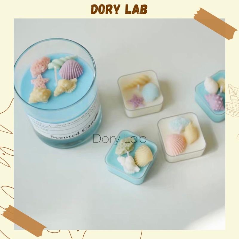 Nến Thơm Ly Decor Không Khói Handmade Tinh Dầu Thiên Nhiên - Dory Lab