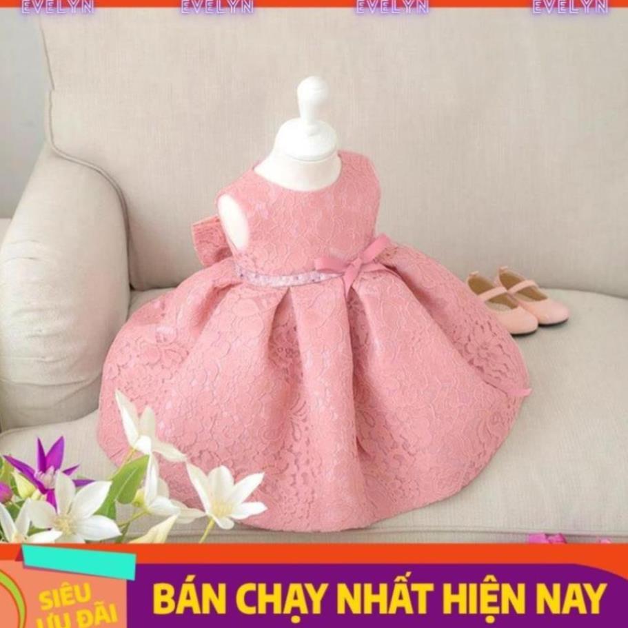 Váy Trẻ Em Công Chúa Evelyn Váy Cao Cấp Cho Bé Gái 0-9 Tuổi Mặc Dự Tiệc Sinh Nhật