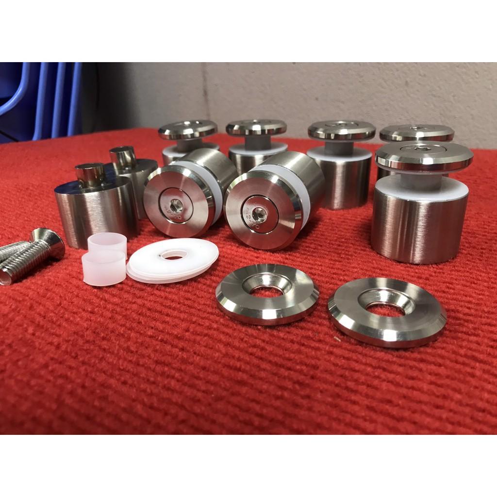Ốc bắt kính phi 38,pát bắt cầu thang inox 304