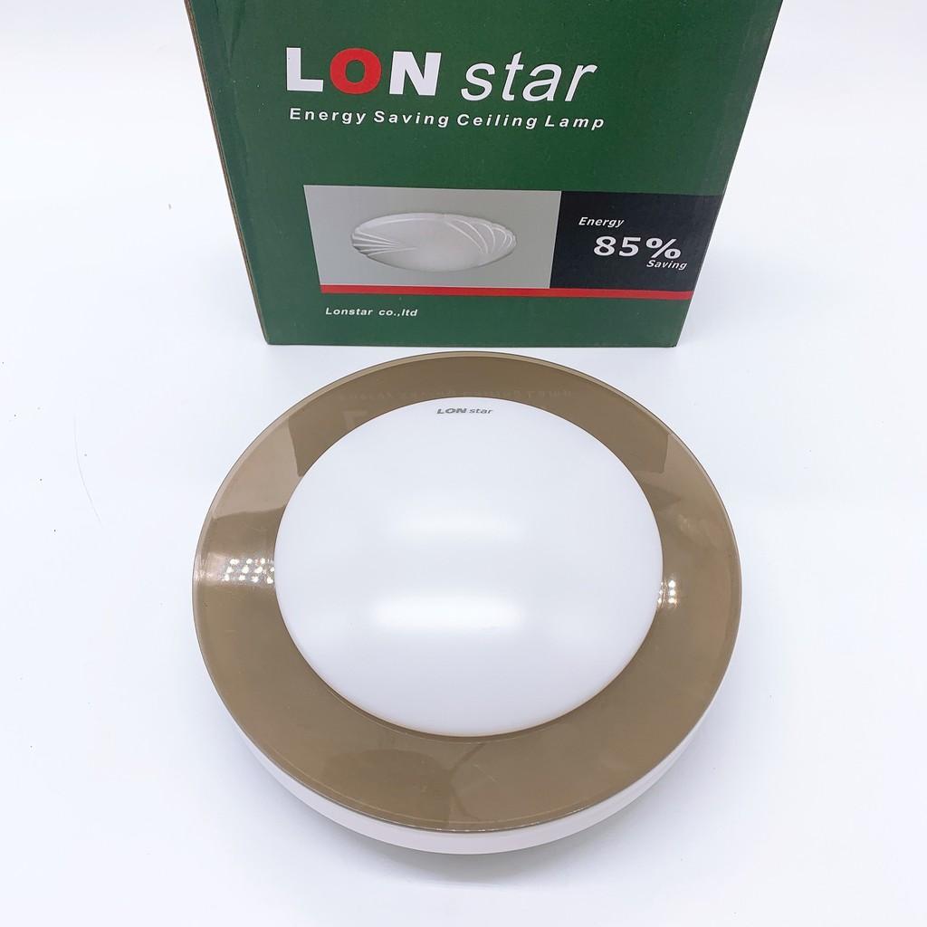 Đèn ốp trần trang trí ban công,phòng vệ sinh,cầu thang 21W phi 19cm ốp nổi tròn Thương hiệu LONstar