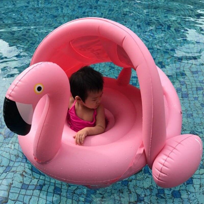 Phao Bơi Hình Thiên Nga Có Mái Che Nắng Cho Bé