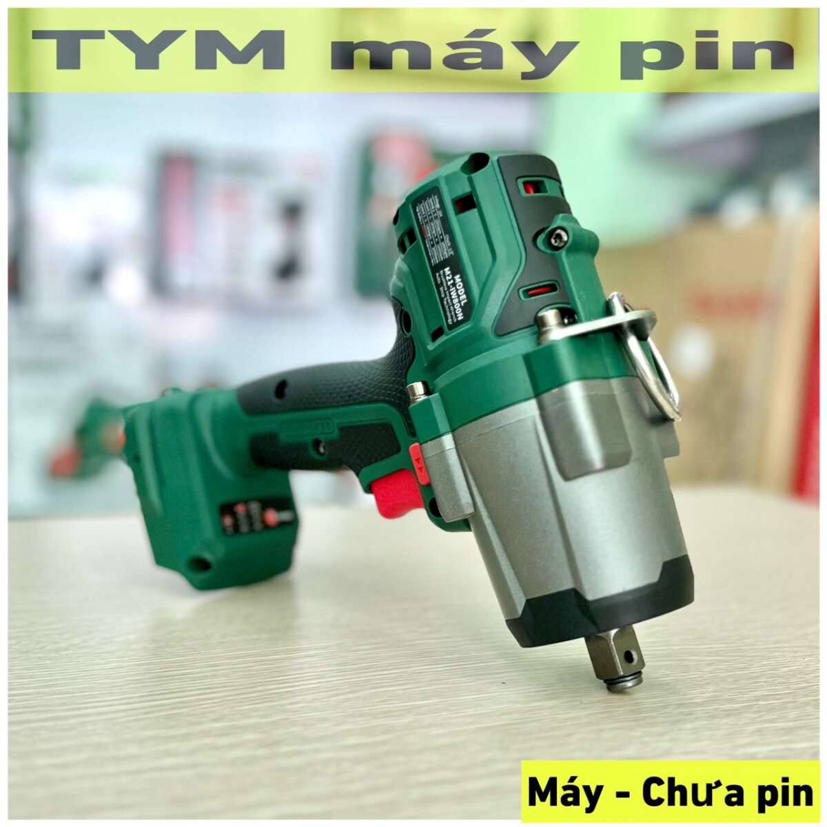 Thân máy siết bulong pin Dekton M21-IW800N 800N.m - TYM MÁY PIN