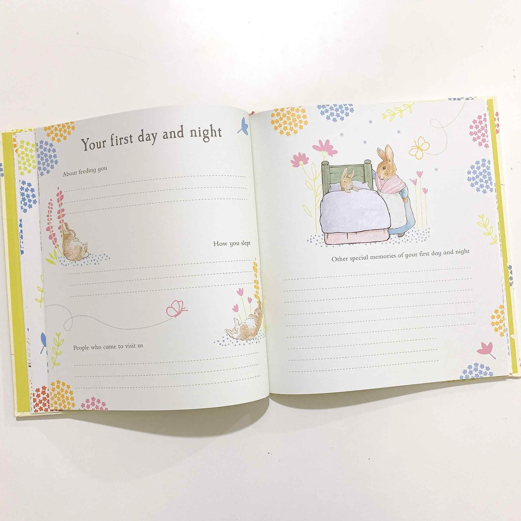 Peter Rabbit Baby Record Book