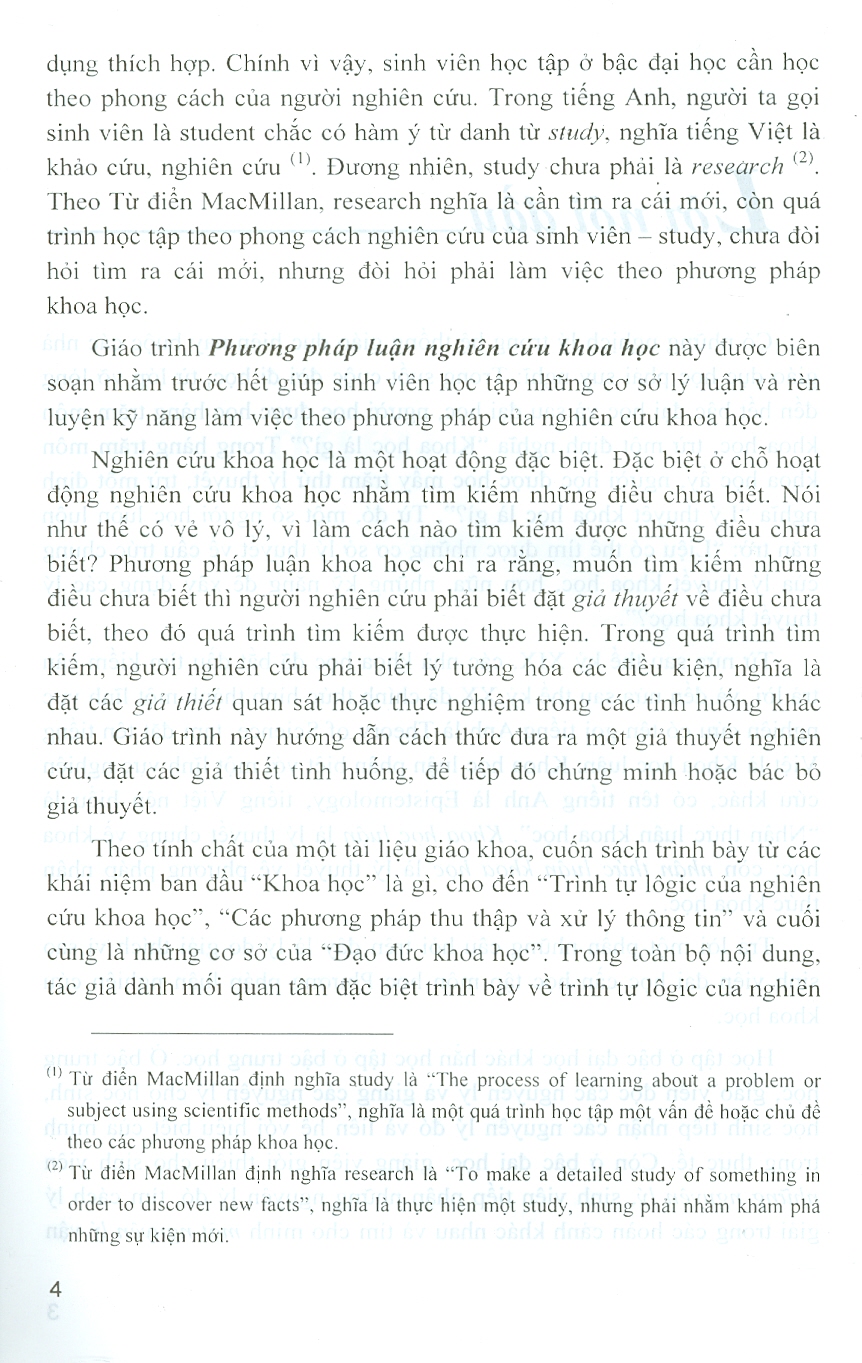 Giáo Trình Phương Pháp Luận Nghiên Cứu Khoa Học