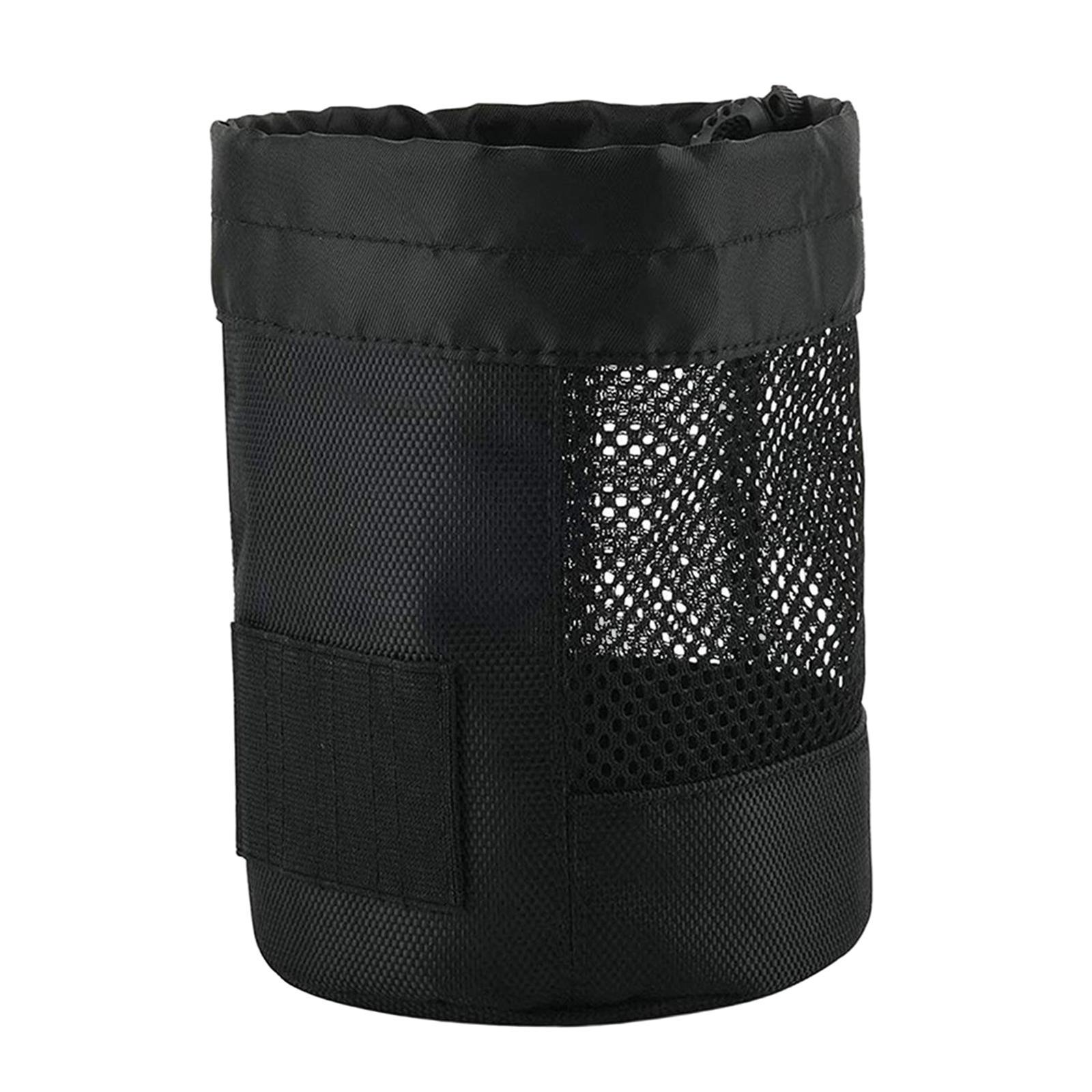 Golf Ball Bags with Tee Holder Portable Nylon Golf Mesh Bag for Training