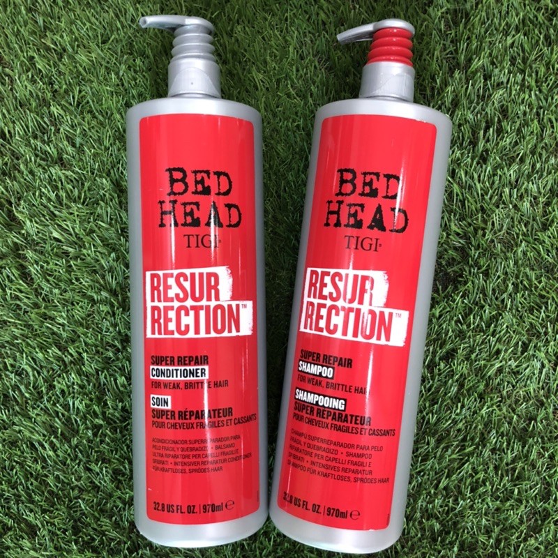 Dầu gội xả phục hồi tóc hư tổn số 3 TIGI BED HEAD URBAN ANTIDOTES RESURRECTION 970mlx2 ( New 2021 )