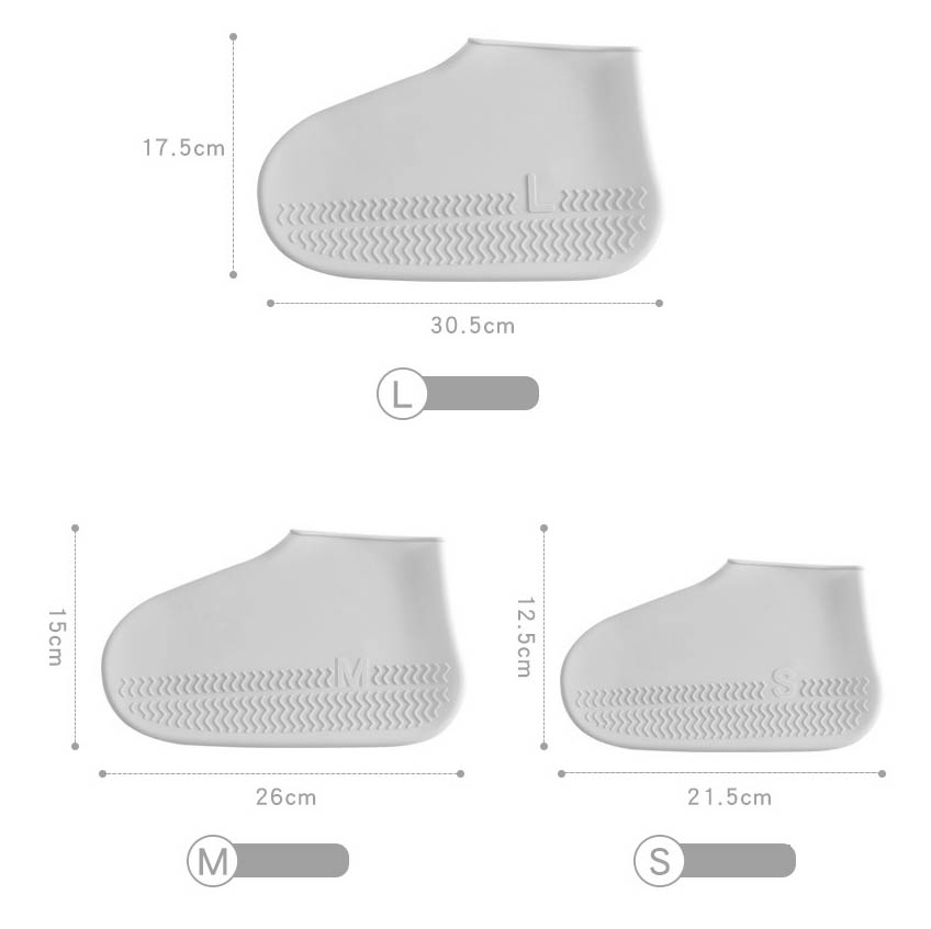 Bọc Giày Đi Mưa Silicon Siêu Bền Nhiều Màu