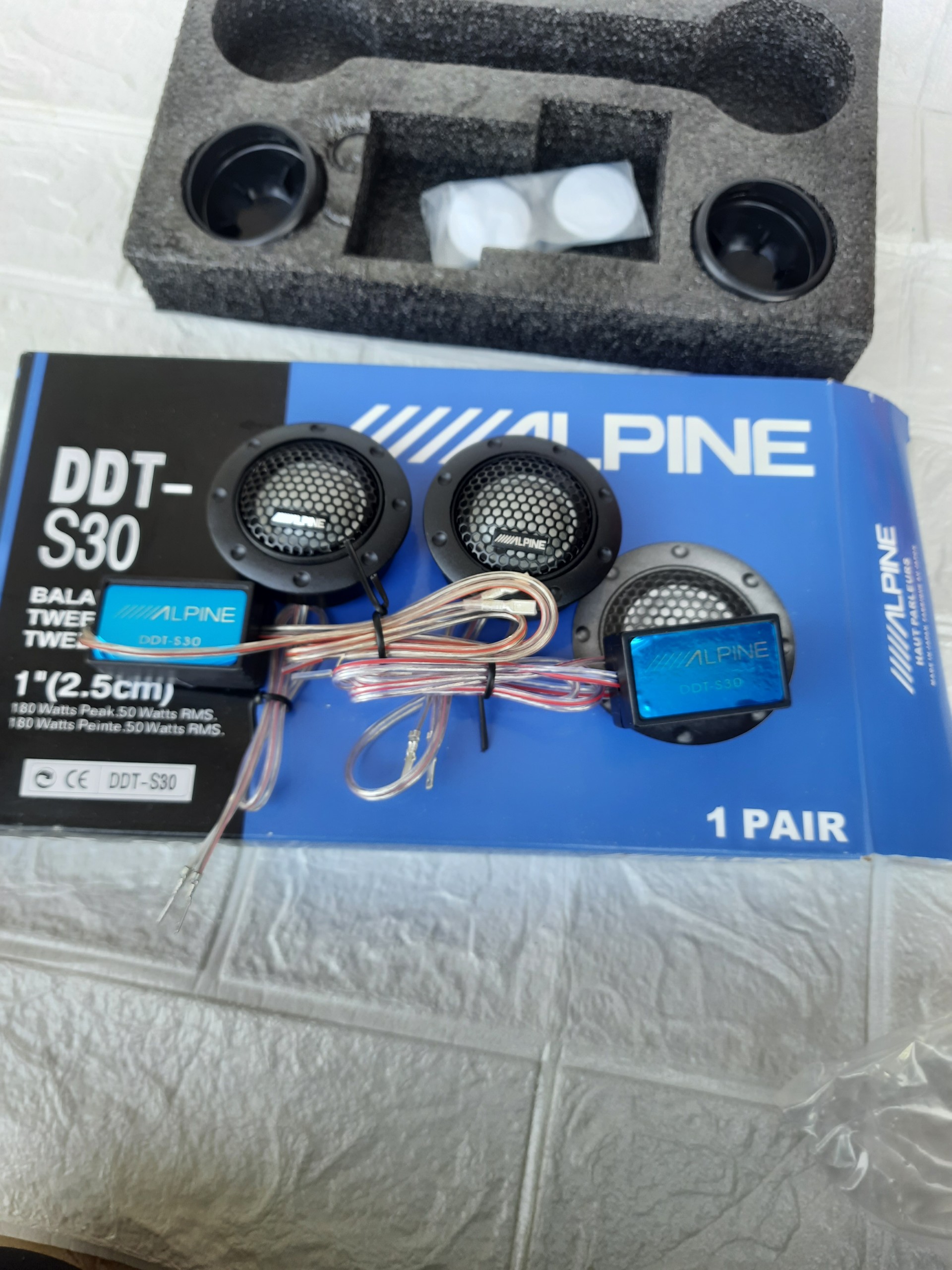 Loa ô tô - Loa Treble ALPINE DDT-S30 cao cấp công suất 180Watts độ âm thanh cho xế yêu cực chất.