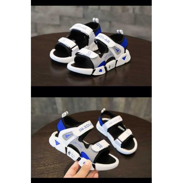 SANDAL ĐI HỌC,DÉP QUAI HẬU PHONG CÁCH THỂ THAO CHO BÉ TRAI,SZ 26-37