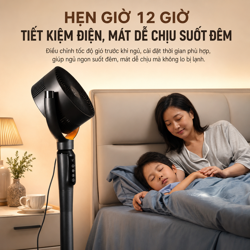 Quạt tuần hoàn không khí Serial 3000, động cơ biến tần chuyên nghiệp. Thương hiệu Hà Lan cao cấp Philips - ACR3246CFV. HÀNG CHÍNH HÃNG