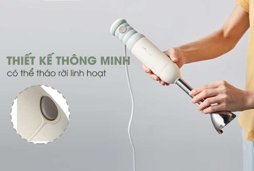 Bộ Máy Xay Sinh Tố Sothing Bear JBQ-B50E1 Đa Năng, Xay Ăn Dặm, Xay Thịt, Đánh Trứng Tiện Lợi- Hàng Chính Hãng