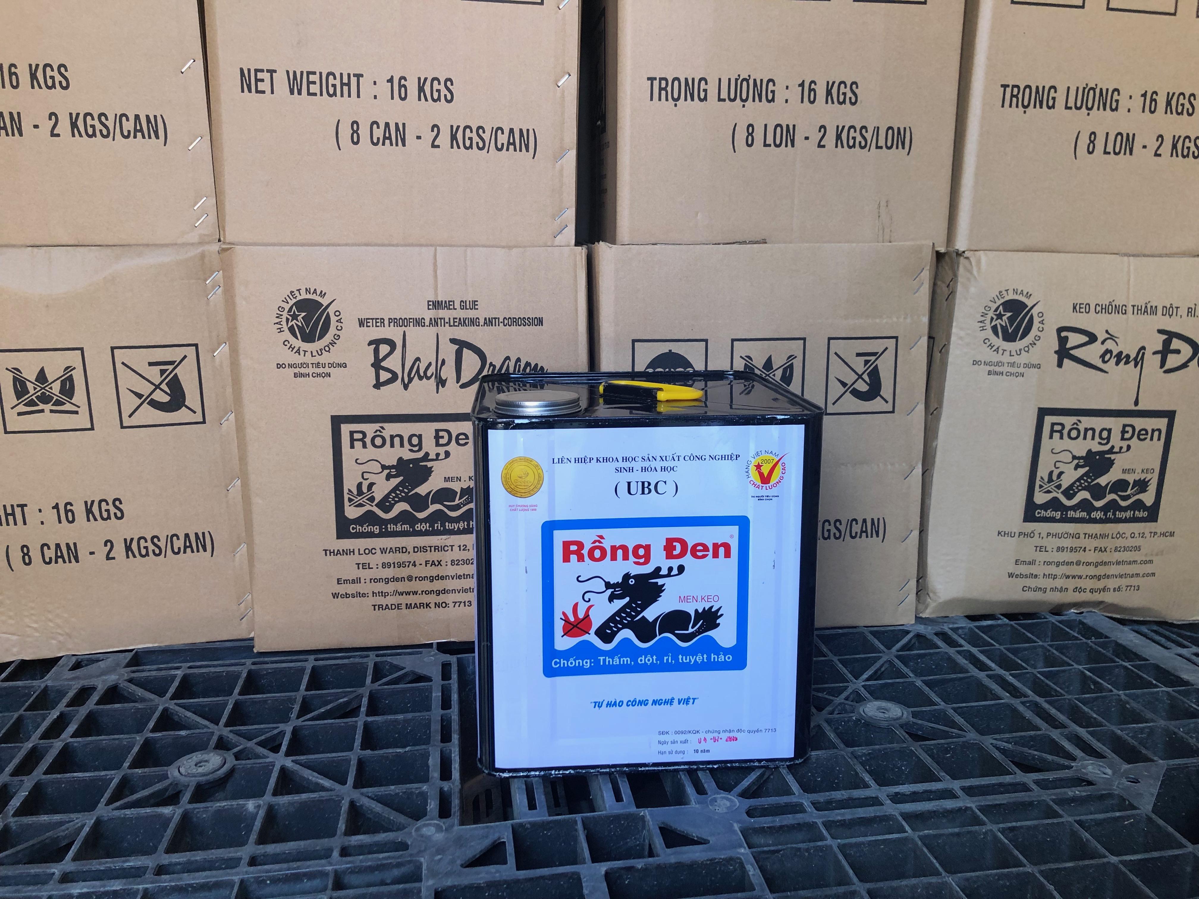 MEN KEO CHỐNG THẤM RỒNG ĐEN 10KG - Hóa chất | SieuThiChoLon.com