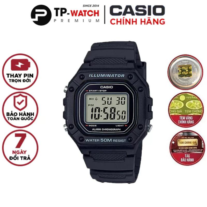 Đồng hồ nam dây nhựa Casio W-218H-1AVDF