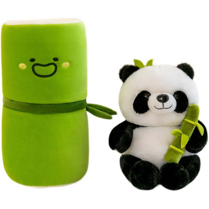 Gấu Bông Gấu Trúc Panda Trong Ống Tre 2 in 1 Cao Cấp