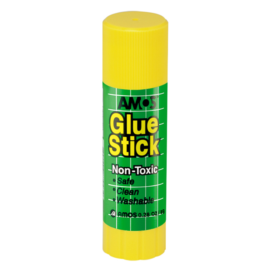 Hộp 30 Hồ Khô Mỹ Thuật White Glue Stick W8 AMOS AGSW8 (8g / Chai)