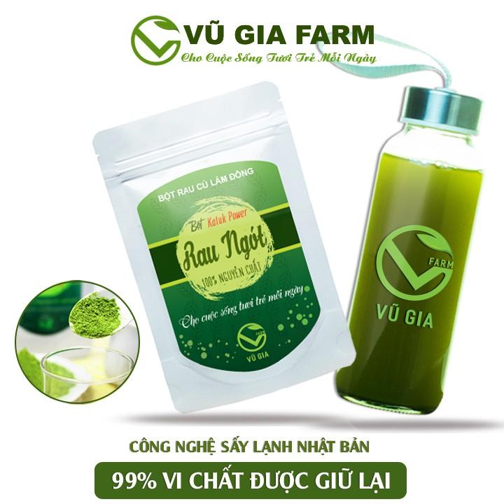Bột Rau Ngót Sấy Lạnh Nguyên Chất Vũ Gia