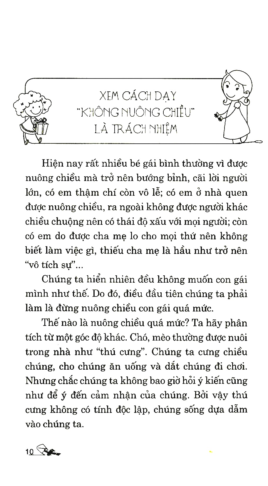 Mẹ Dạy Con Gái Không Nuông Chiều