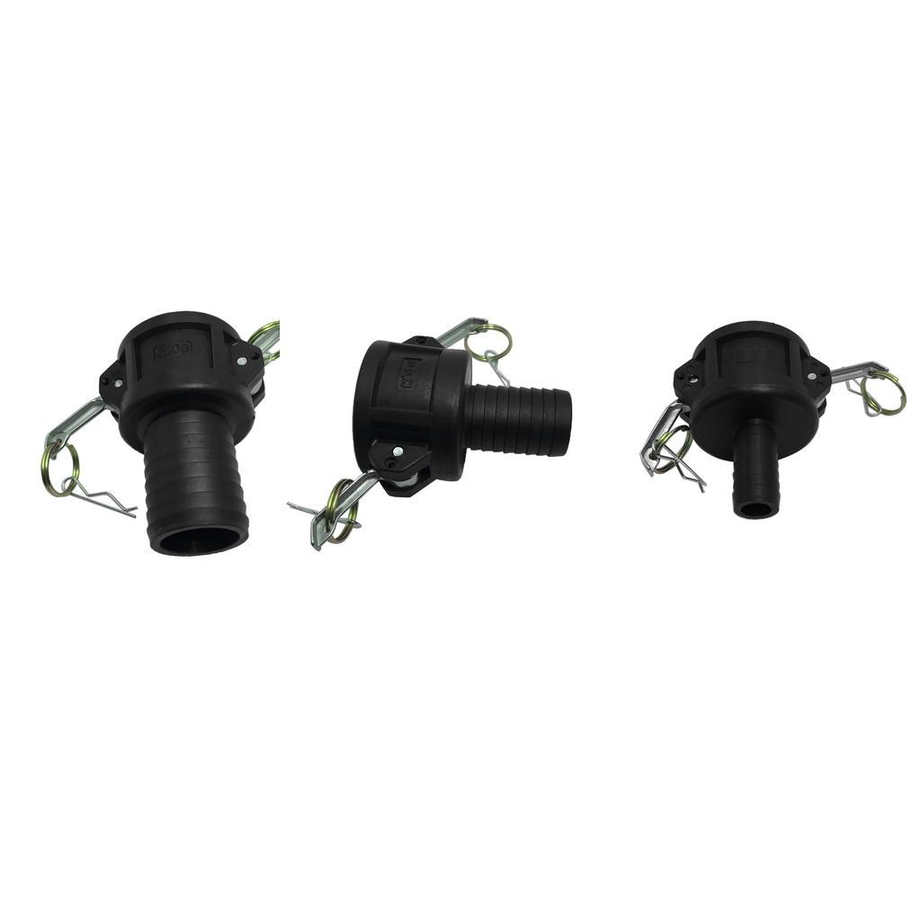Butterfly Tap Fitting PP Chrome Quick Coupling Female 2 '' 1000L IBC Tank Adapter Water