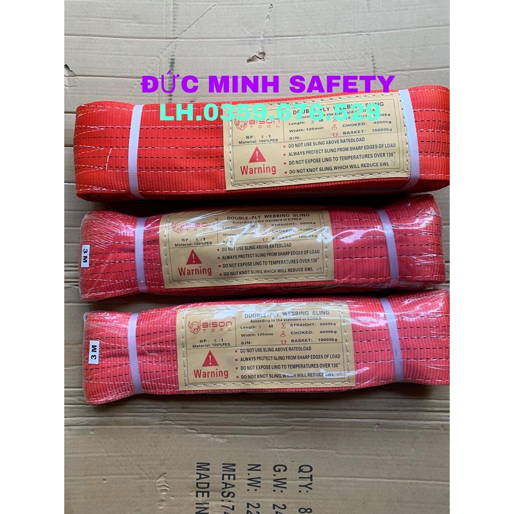 Dây bẹ cẩu hàng, cáp vải cẩn hàng 5 tấm 5 mét