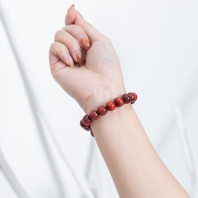 Vòng phong thủy may mắn gỗ hương 8mm, 10mm