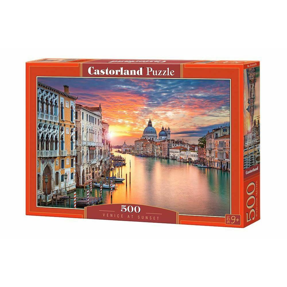 Xếp hình puzzle hoàng hôn ở Venice 500 mảnh CASTORLAND B-52479