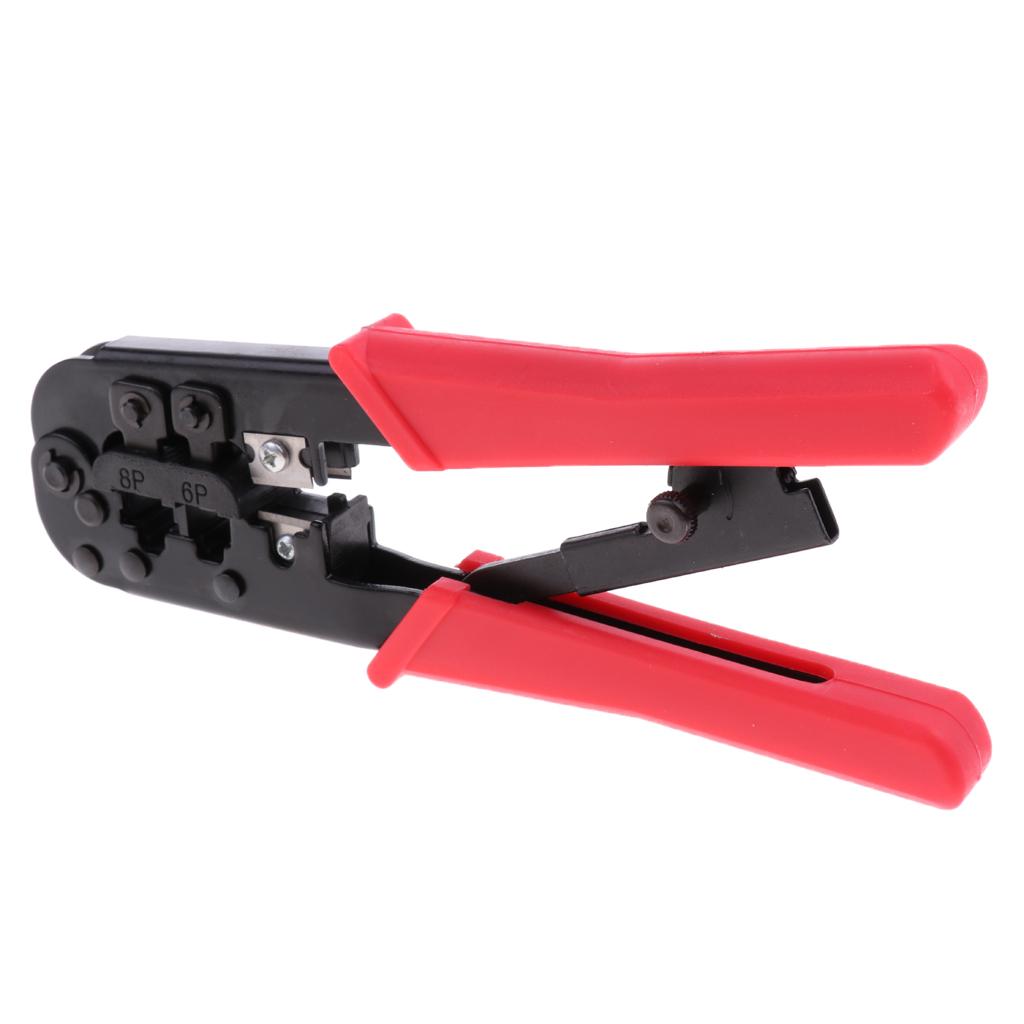 6P 8P Network Cable Crimper Tool RJ11 LAN Ethernet Pliers Crimping Tool