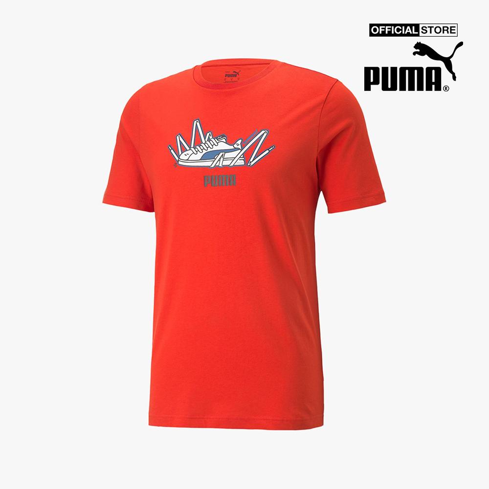 PUMA - Áo thun nam ngắn tay Sneaker Graphic 671764