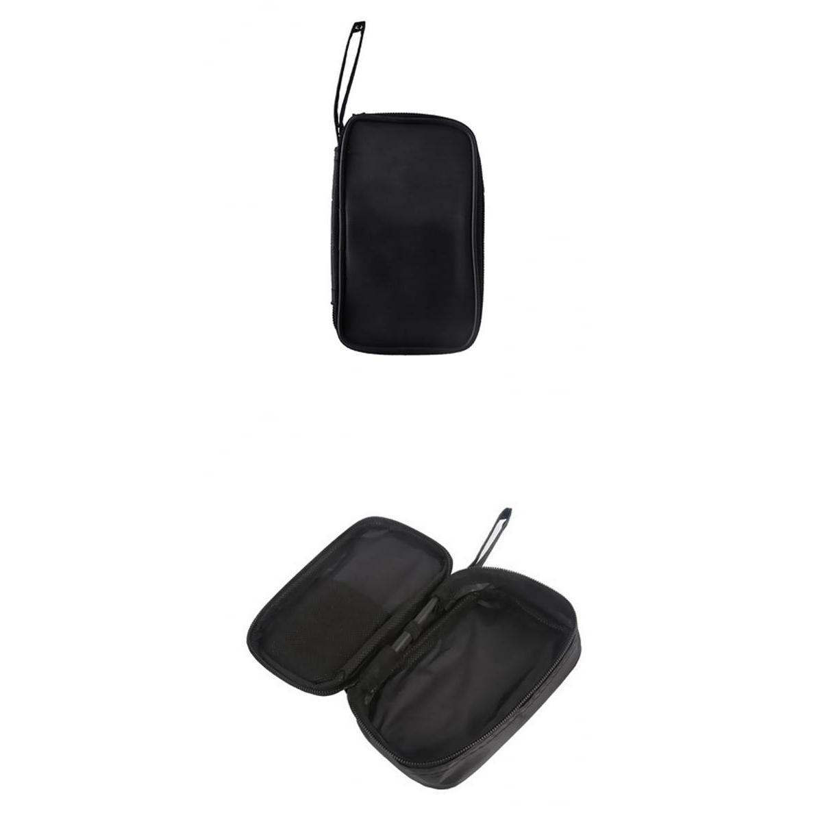 2 Pieces Carry Soft Case Zipper Pouch For Multimeter Universal Meter Black M+S
