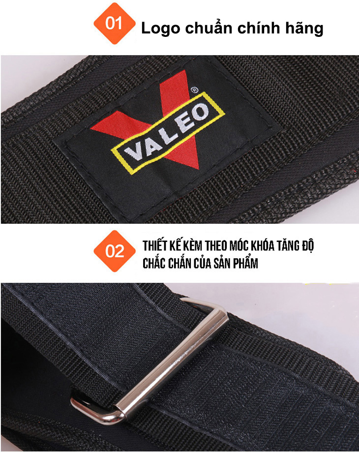 Đai Lưng Mềm Tập GYM Valeo Bản Bé Lifting Belt EVA-1