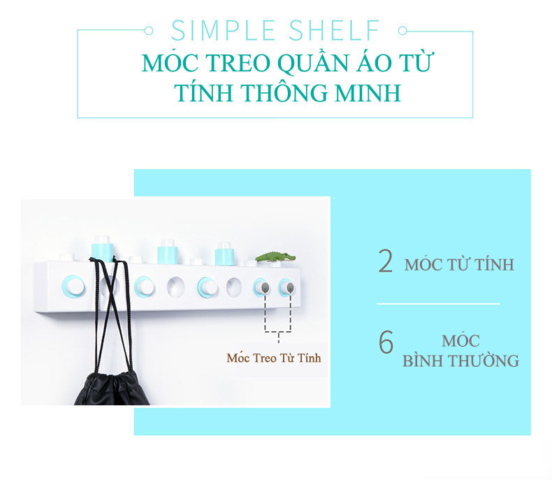 Móc Treo Quần Áo Thông Minh Tùy Biến Cho Gia Đình Bạn