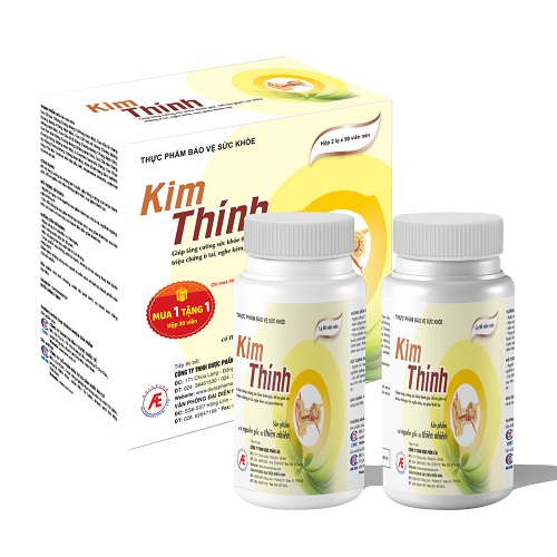 Thực phẩm bảo vệ sức khỏe Kim Thính - Hộp 180 Viên