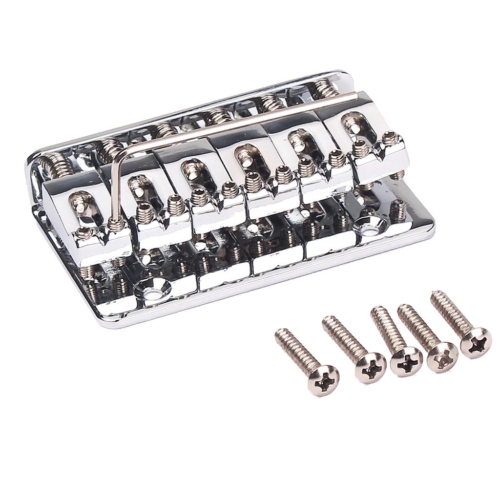 Đuôi Cứng Yên Cầu Đuôi Ốc Vít Cờ Lê cho 6 Dây Đàn Guitar Điện