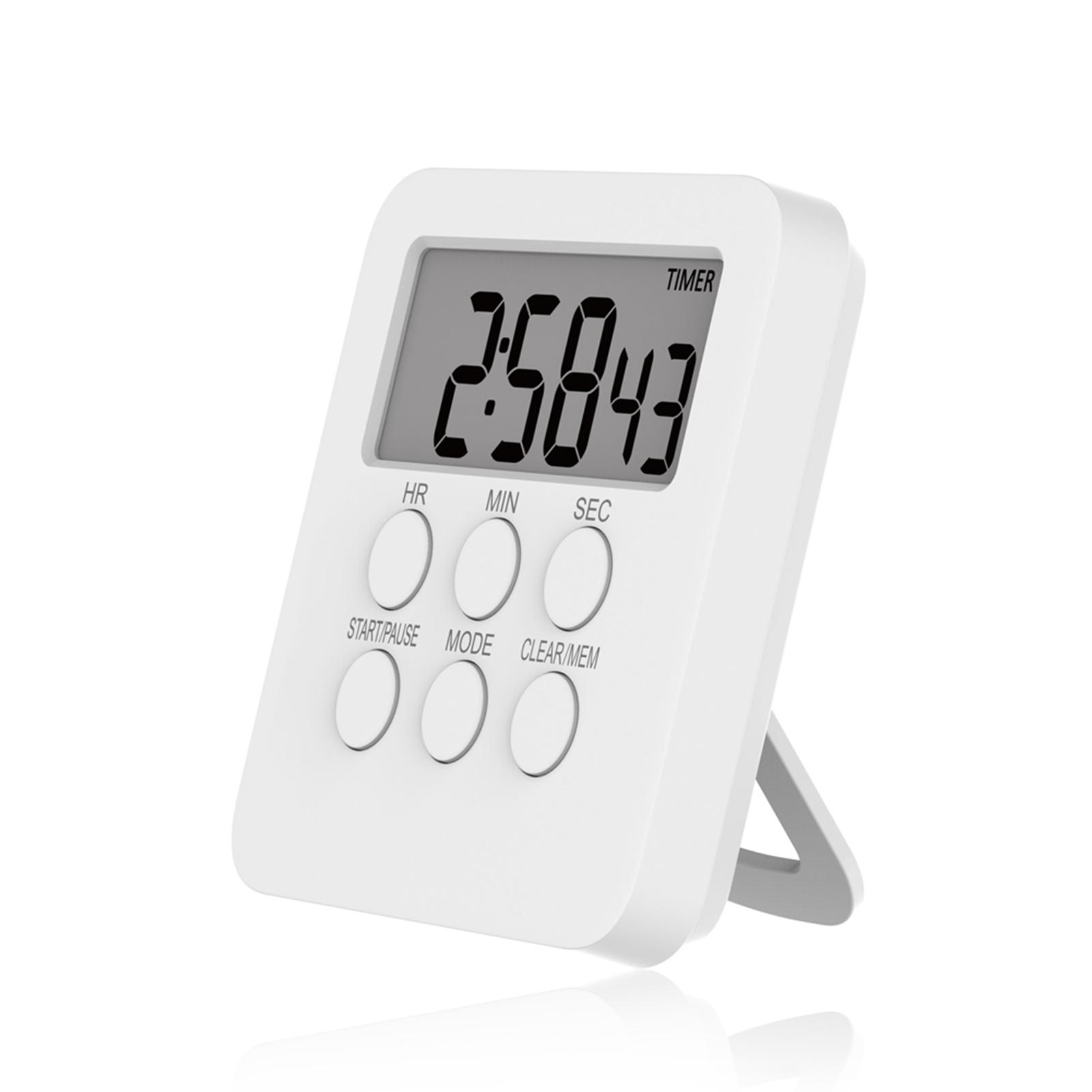 Đồng hồ hẹn giờ đếm ngược trong nấu ăn có chế độ tắt tiếng,màn hình LCD để học tập,thể thao,văn phòng