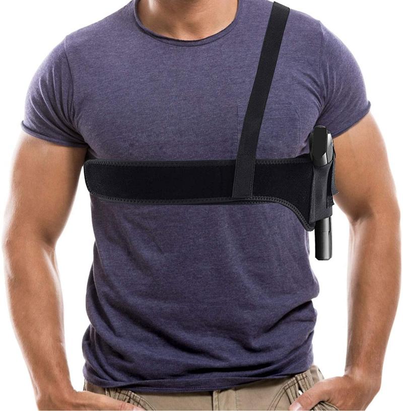 Tactical Universal Shoulder Gun Holster Handgun Host Vành đai thắt lưng được che giấu mang theo các phụ kiện săn bắn nách