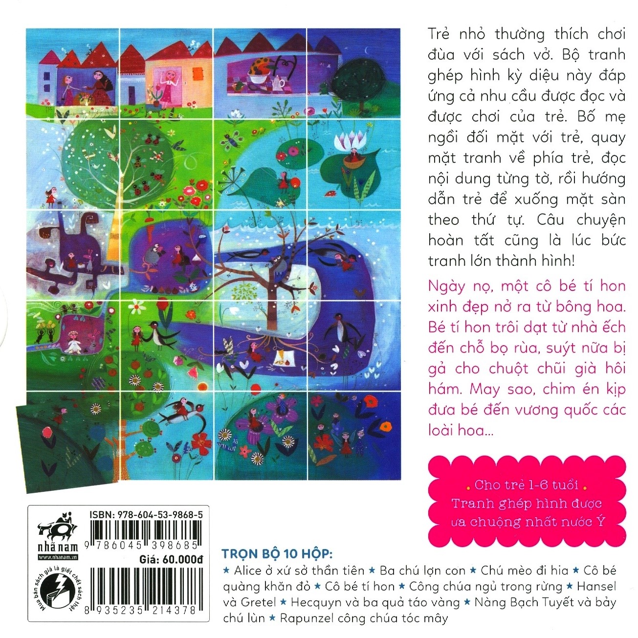 Cô Bé Tí Hon - Truyện Tranh Ghép Hình