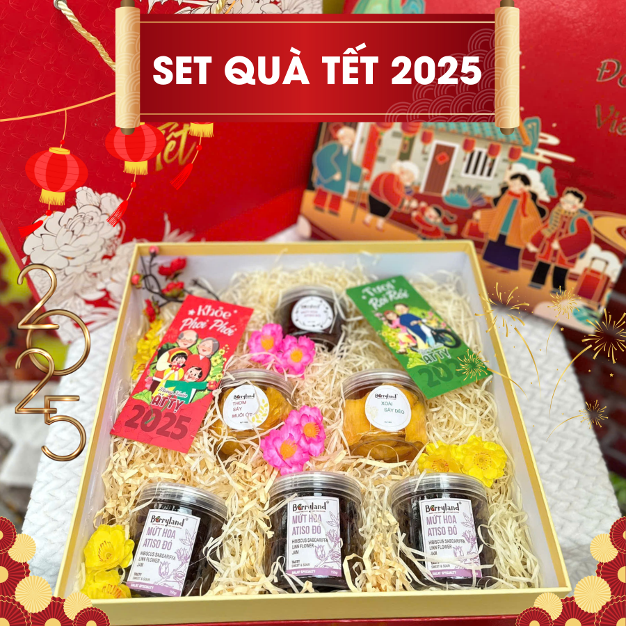 Set Quà Tết 2025 Cao Cấp - Hộp Quà Biếu Sang Trọng - Quà Tặng Doanh Nghiệp Đối Tác Gia Đình
