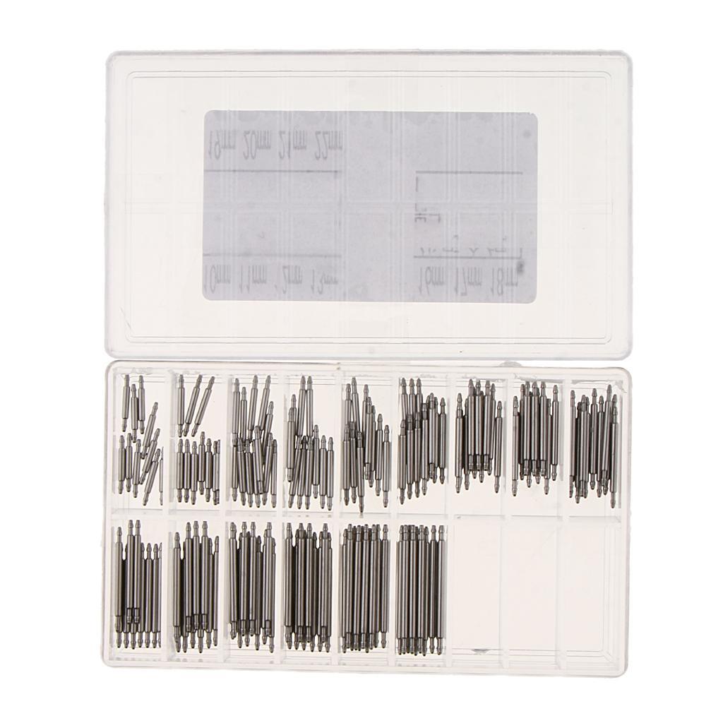 150 Pieces Stainless Steel  Spring Bars Strap Link Pins Tool