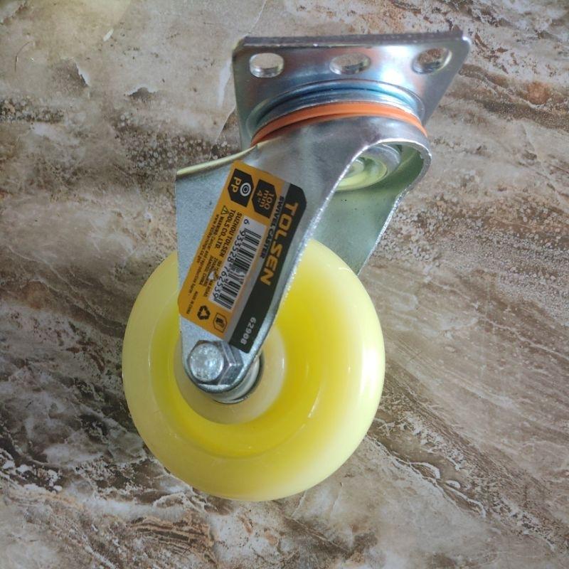 BÁNH XE KÉO XOAY 100MM/4" TOLSEN 62908 - HÀNG CHÍNH HÃNG