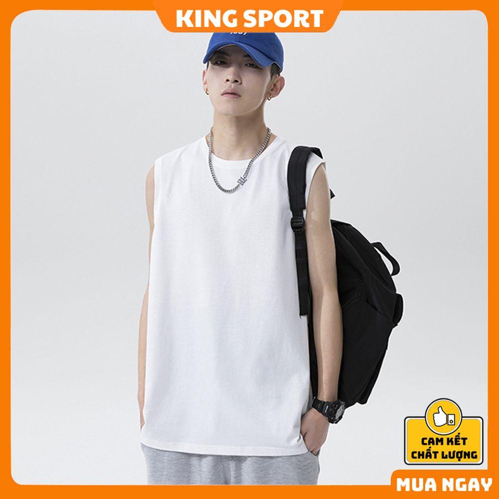 Áo ba lỗ nam nữ tanktop tập gym vải thun mềm mịn thoáng mát unisex form rộng đẹp hàn quốc BIBINO