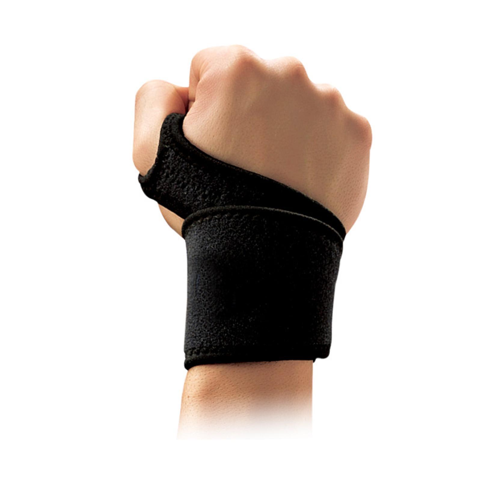 Wrist Strap Adjustable Hand Protector with Thumb Loop Band Wrist Wrap Wrist Guard for Basketball Fitness Weight Lifting Exercise Women Men