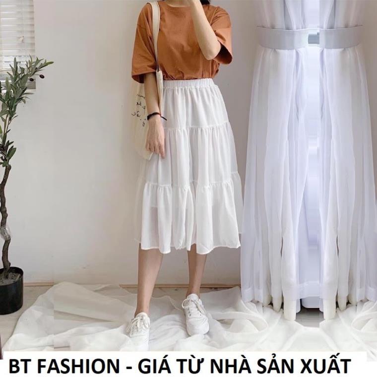 Chân Váy Dài Xòe Voan Duyên Dáng Thời Trang HOT - BT Fashion