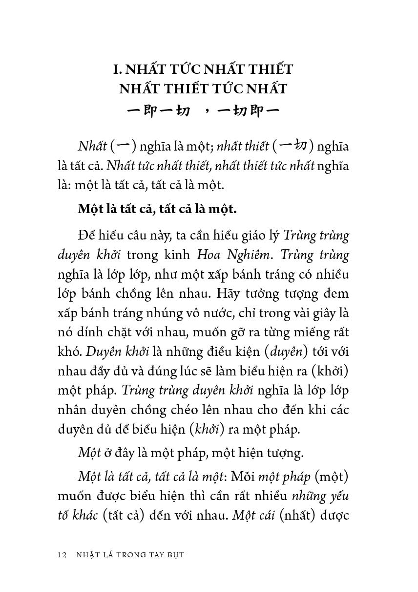 Nhặt lá trong tay Bụt - Ứng dụng Pháp số vào cuộc sống hàng ngày - Sư Cô Chân Đoan Nghiêm