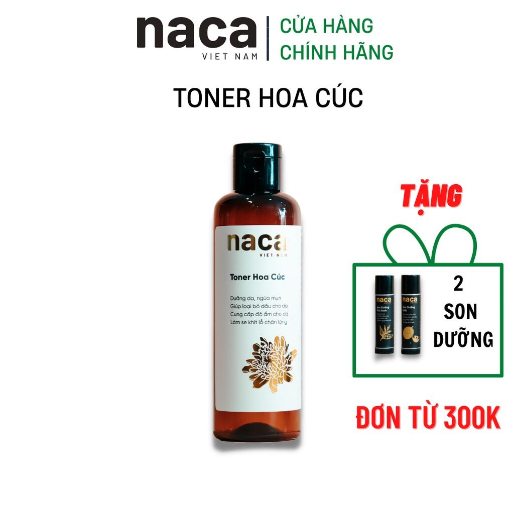 Toner Kiềm Dầu Hoa Cúc Naca Việt Nam Chứa 5% AHA Ngừa Mụn Se Khít Lỗ Chân Lông 300 ml